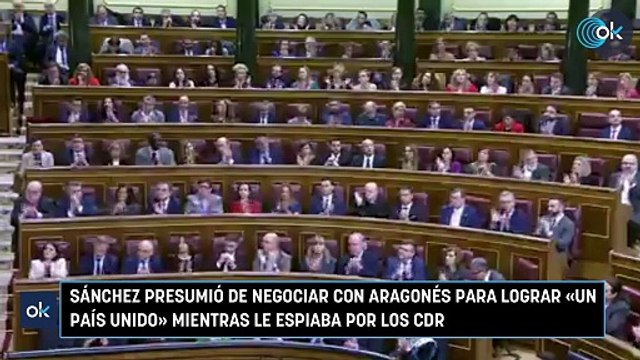 Sánchez presumió de negociar con Aragonés para lograr «un país unido» mientras le espiaba por los CDR
