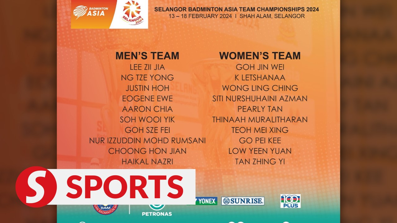 Malaysia fields balanced squad for Asian Team Championships