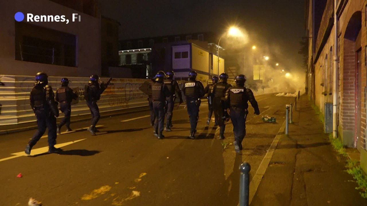 Rennes: une manifestation contre la loi immigration dégénère