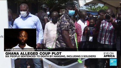 Six sentenced to death for 2021 Ghana coup plot