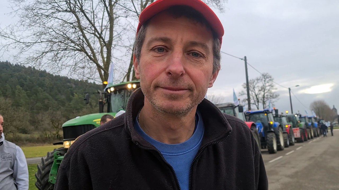 Mobilisation des agriculteurs - vendredi 26 janvier 2024 - Orgelet