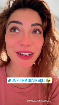 David Carreira e Carolina Carvalho com o filho