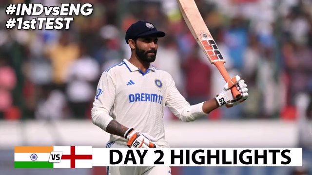 India Vs England DAY-2 Test-1 Match Highlights | IND Vs ENG DAY-2 Highlights 2024