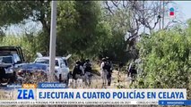 Asesinan a cuatro policías de Celaya, Guanajuato