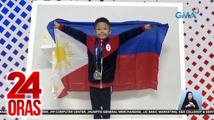 8yo na si Nathaniel Super Mann, gumagawa ng pangalan sa mundo ng gymnastics | 24 Oras