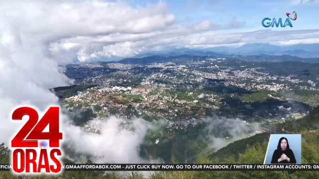 Mga namamasyal sa Tagaytay City, ine-enjoy at sinusulit ang malamig na panahon | 24 Oras