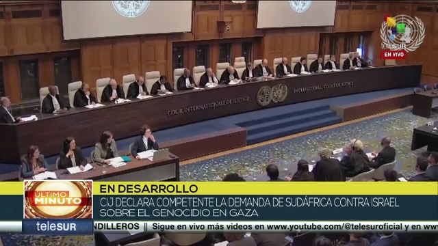 CIJ ordena a Israel que tome medidas inmediatas para prevenir el genocidio contra la Franja de Gaza