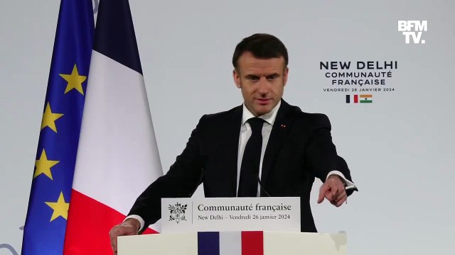Pour la 3e fois en 7 jours, une personne fait un malaise lors d'un discours d'Emmanuel Macron: Je suis un grand habitué , ironise le président - Regardez