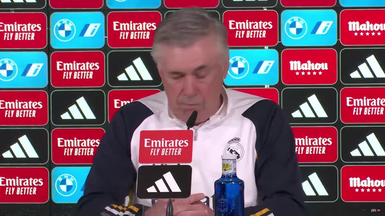 Ancelotti responde a Laporta en rueda de prensa