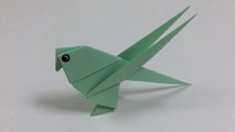 Perroquet Origami - Comment faire un PERROQUET à partir de papier