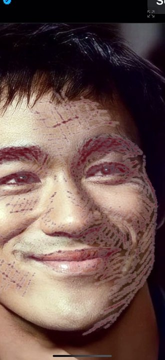 Drawing Bruce-lee at Sketchbook SpeedArt iOS for iPhone