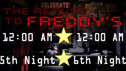 ★Fin De Semana★ I The Return To Freddy's I HD 60FPS