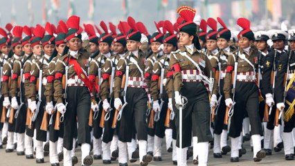 कर्तव्य पथ पर दिखा नारी शक्ति का जलवा, पहले ट्राई सर्विस कॉन्टिंजेंट ने लिया हिस्सा