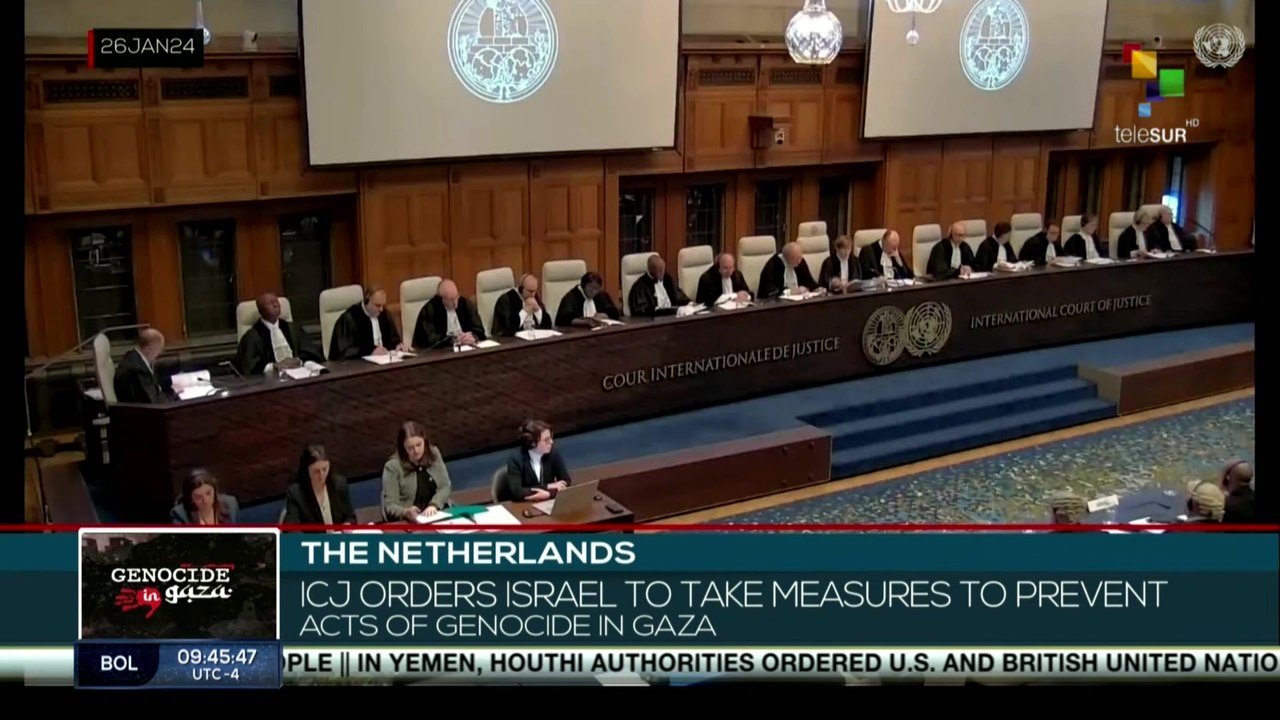 ICJ orders Israel to take measures to prevent genocide in Gaza - video ...
