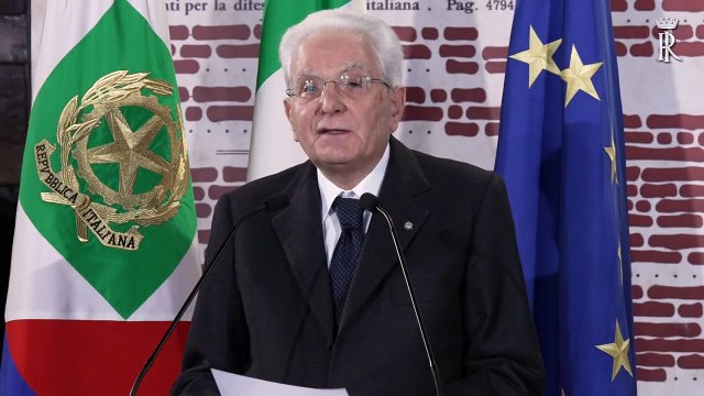 Mattarella: Israele ha sofferto, ora non neghi uno stato a un altro popolo