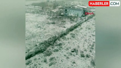 Diyarbakır ve ilçelerinde kar yağışı etkili oldu