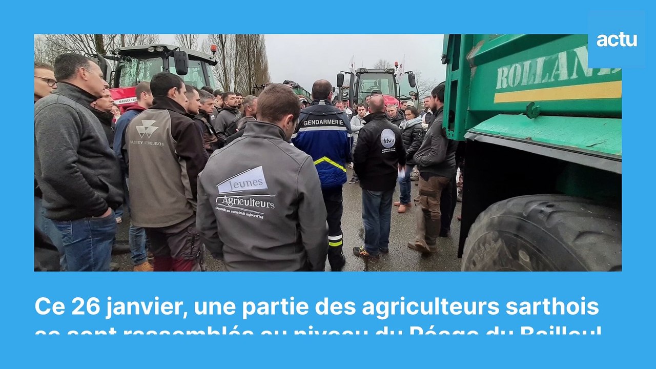 Rassemblement agriculteurs Le Bailleul