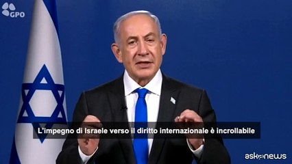 Netanyahu: Corte dell'Aia "non nega a Israele diritto all'autodifesa"