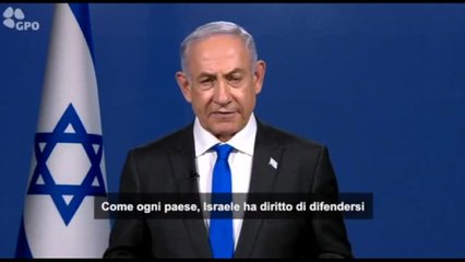 Netanyahu: Corte dell'Aia "non nega a Israele diritto all'autodifesa"