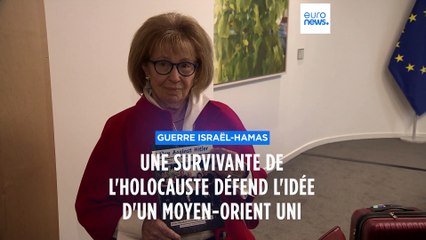 Irene Shashar, survivante de l'Holocauste, appelle à un "Moyen-Orient uni"