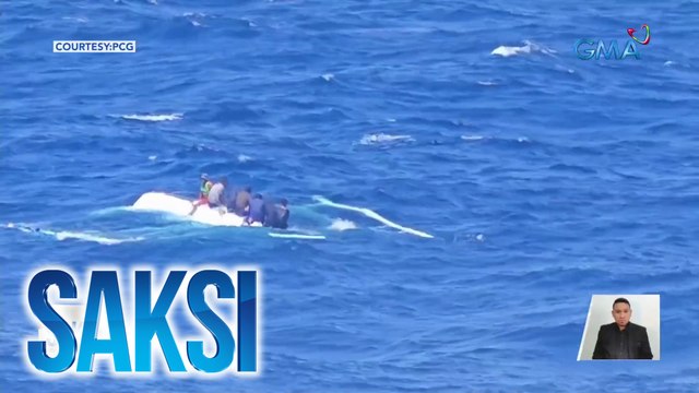 Bangka, tumaob malapit sa Isla Verde, Palawan; 7 sakay, nasagip | Saksi