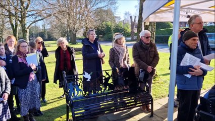 National Holocaust Memorial Day 2024 in Haywards Heath