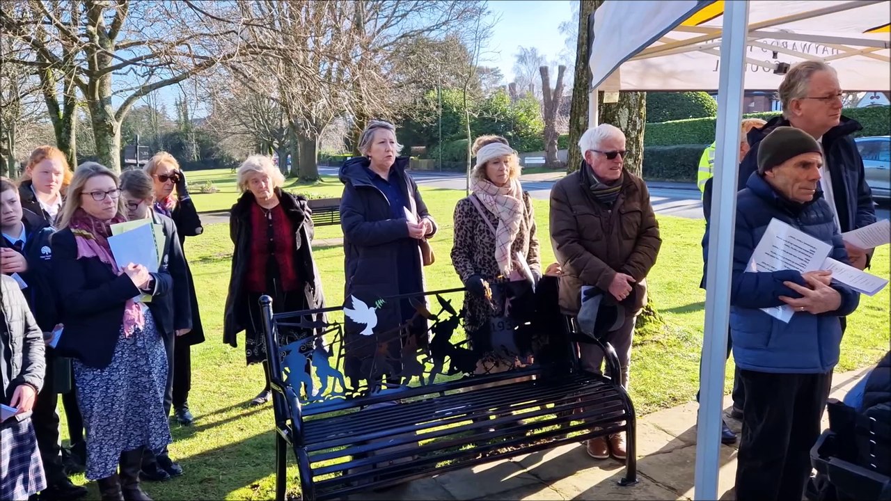 National Holocaust Memorial Day 2024 in Haywards Heath