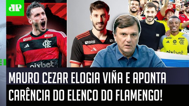 Pra mim, o FLAMENGO ainda PRECISA URGENTE de um... Mauro Cezar ELOGIA Viña e APONTA CARÊNCIA!