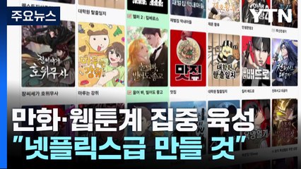 만화·웹툰계 넷플릭스 만든다...국제적 시상식도 신설 / YTN