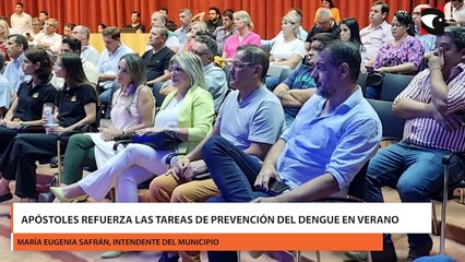 Apóstoles refuerza las tareas de prevención del dengue en verano