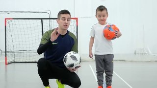 3 EASY FOOTBALL SKILLS for KIDS _ Football soccer tutorial