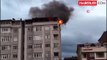 Kocaeli'de 5 Katlı Apartmanın Çatısı Alev Alev Yandı
