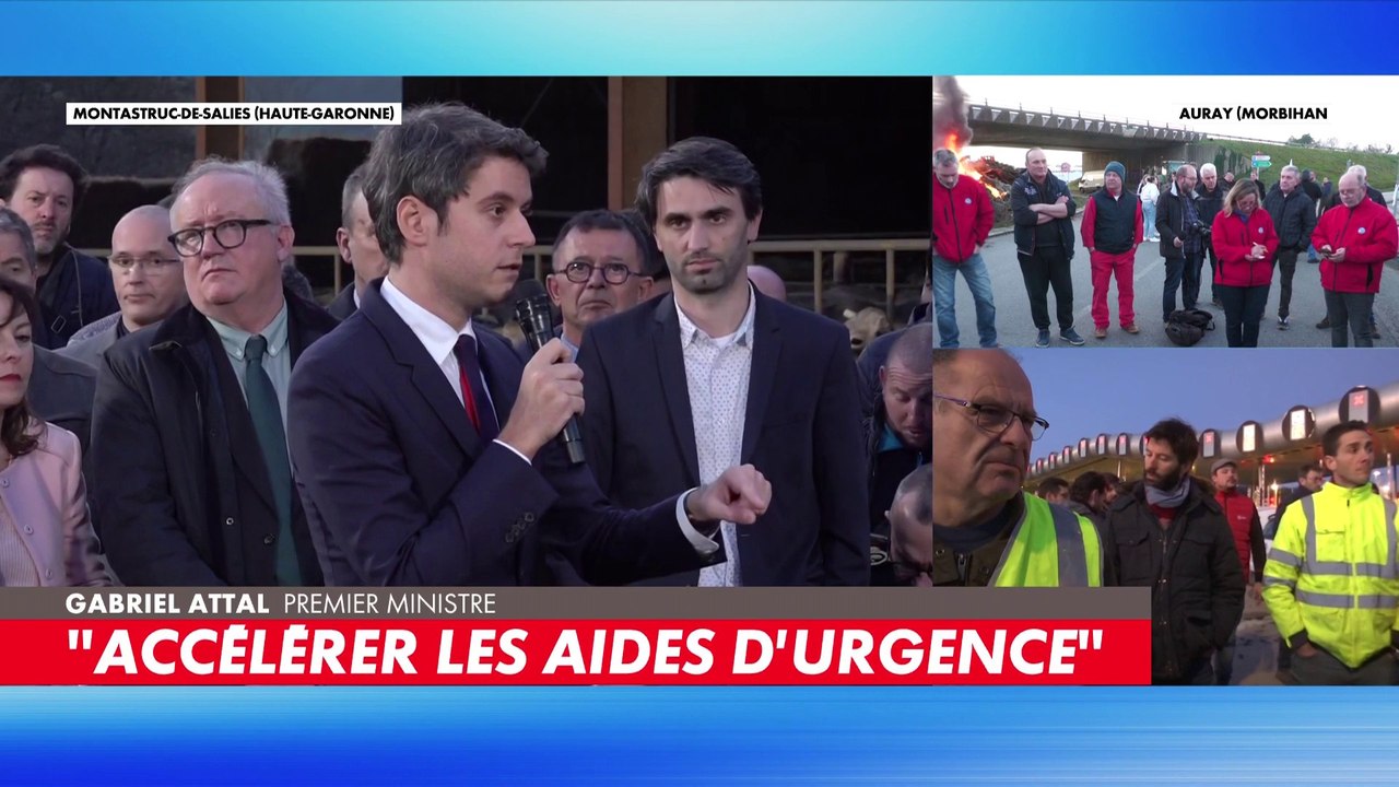 Gabriel Attal : «On va accélérer à fond sur les aides d'urgence qui vous sont dues»