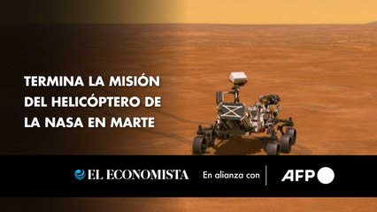 Termina la misión del helicóptero de la NASA en Marte