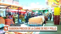 Precios del pollo y carne de res subió en La Paz