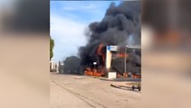 Colère des agriculteurs : incendie d'un bâtiment, parking labouré... des dégradations en série