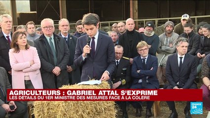 REPLAY - Les annonces du Premier ministre, Gabriel Attal, sur la crise agricole en France