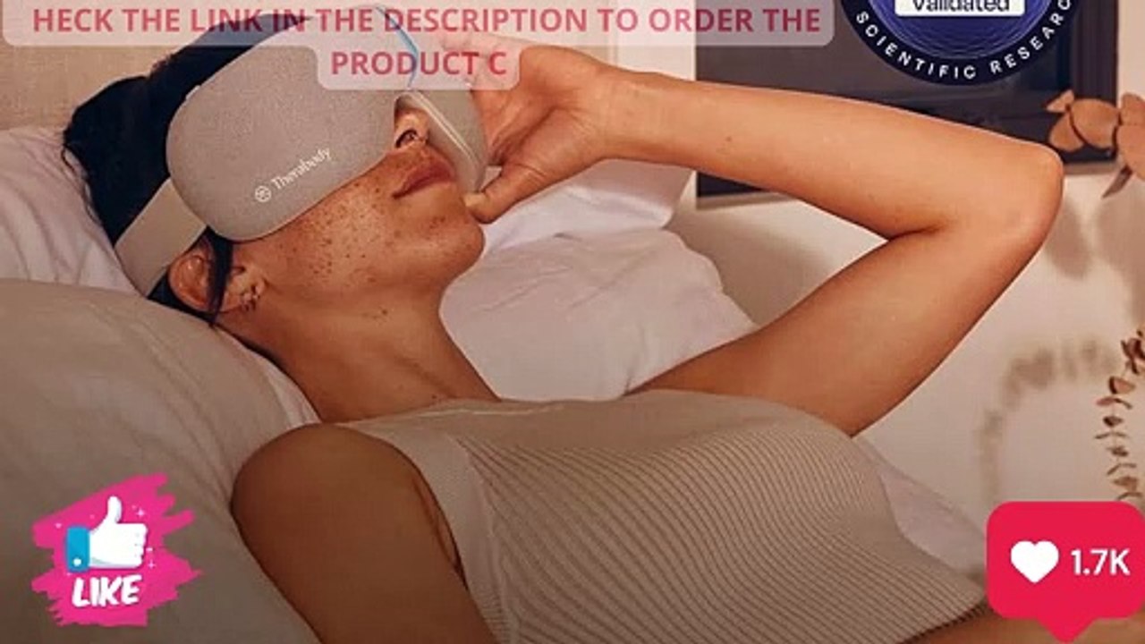 SmartGoggles - Bluetooth Heated Massage Goggles with Modes for Migraine Relief and Improved Sleep Using SmartSense
