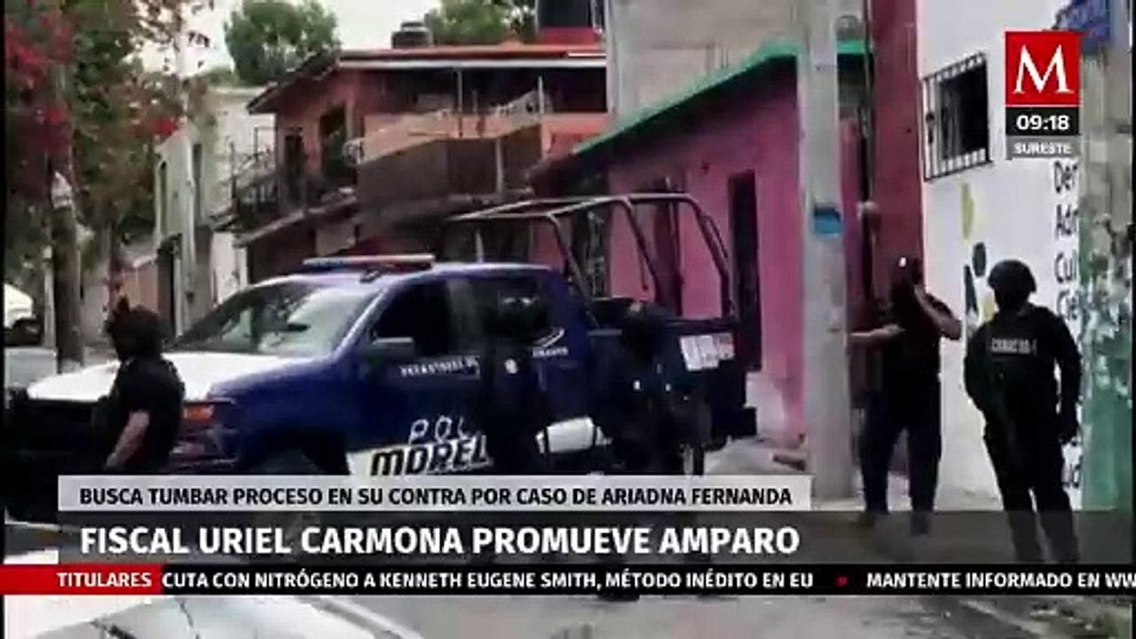 Uriel Carmona busca que se suspenda proceso en su contra por caso Ariadna Fernanda