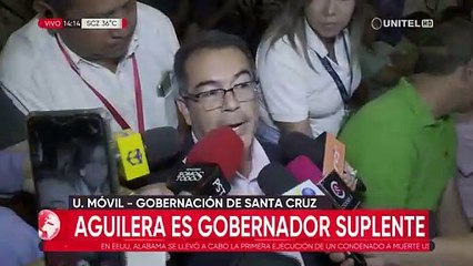 En una sesión de menos de tres minutos, posesionan a Aguilera como Gobernador en suplencia