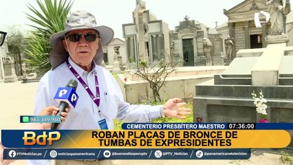 Presbítero Maestro: anuncian convenio con PNP para garantizar seguridad de cementerio tras robo