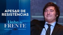 Pacotão de reformas ultraliberais de Milei avança no Congresso argentino | LINHA DE FRENTE