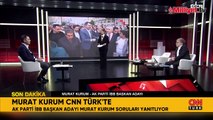 AK Parti İBB Başkan Adayı Murat Kurum'dan CNN Türk'te önemli açıklamalar
