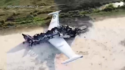 Venezuela destrói avião mexicano suspeito de transportar drogas