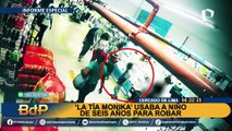 Cayó alias “La Tía Monika” que usaba a un menor de 6 años para robar en el Centro de Lima