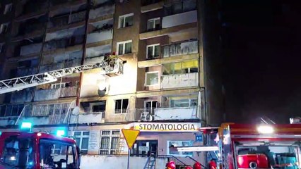 Pożar mieszkania w Gdyni