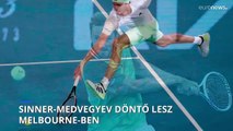 Australian Open: Sinner-Medvegyev döntő lesz a férfiaknál