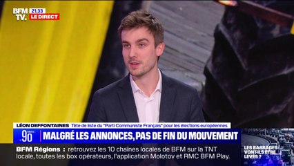 Léon Deffontaines (PCF): "Gabriel Attal n'a pas compris les raisons de la colère du monde paysan"