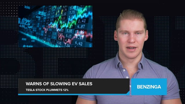 Tesla Stock Plunges 12% with $80 Billion Market Value Wiped Out on Slowing Sales Growth