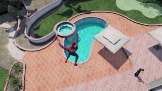 GTA 5 Water ragdolls SPIDERMAN Jumps_Falls Compilation _20
